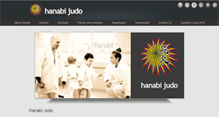 Desktop Screenshot of hanabijudo.com